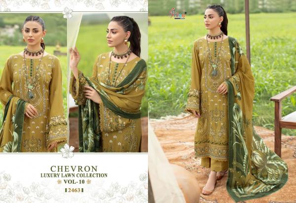 Shree Chevron Luxury Lawn Collection 10 Cotton Pakistani Salwar Suits